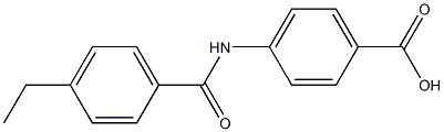 4-[(4-ethylbenzene)amido]benzoic acid