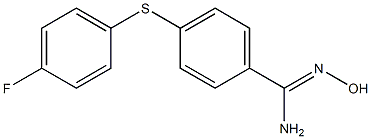 4-[(4-fluorophenyl)sulfanyl]-N'-hydroxybenzene-1-carboximidamide