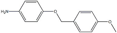 4-[(4-methoxyphenyl)methoxy]aniline Struktur