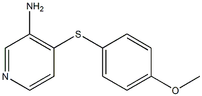 4-[(4-methoxyphenyl)sulfanyl]pyridin-3-amine Structure