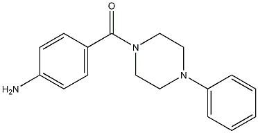 4-[(4-phenylpiperazin-1-yl)carbonyl]aniline Struktur