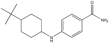 4-[(4-tert-butylcyclohexyl)amino]benzamide Structure