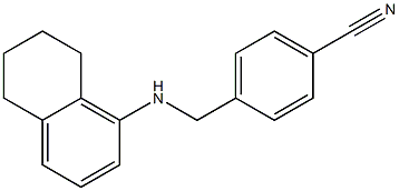  4-[(5,6,7,8-tetrahydronaphthalen-1-ylamino)methyl]benzonitrile