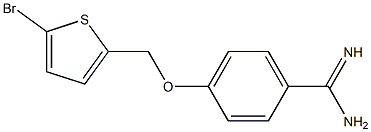 4-[(5-bromothien-2-yl)methoxy]benzenecarboximidamide