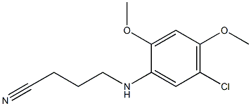 4-[(5-chloro-2,4-dimethoxyphenyl)amino]butanenitrile|