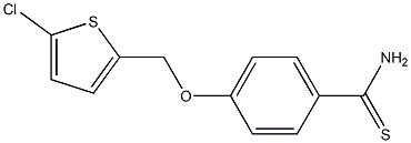  4-[(5-chlorothiophen-2-yl)methoxy]benzene-1-carbothioamide