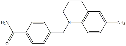  4-[(6-amino-1,2,3,4-tetrahydroquinolin-1-yl)methyl]benzamide