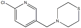 4-[(6-chloropyridin-3-yl)methyl]thiomorpholine,,结构式