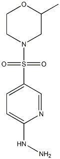  4-[(6-hydrazinylpyridine-3-)sulfonyl]-2-methylmorpholine