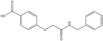 4-[(benzylcarbamoyl)methoxy]benzoic acid