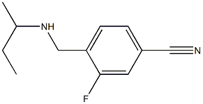 4-[(butan-2-ylamino)methyl]-3-fluorobenzonitrile