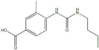 4-[(butylcarbamoyl)amino]-3-methylbenzoic acid