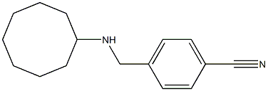 4-[(cyclooctylamino)methyl]benzonitrile Structure