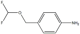 4-[(difluoromethoxy)methyl]aniline Structure