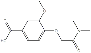 4-[(dimethylcarbamoyl)methoxy]-3-methoxybenzoic acid