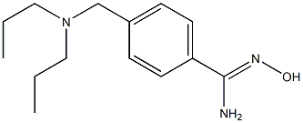 4-[(dipropylamino)methyl]-N'-hydroxybenzenecarboximidamide Structure