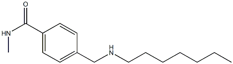 4-[(heptylamino)methyl]-N-methylbenzamide Structure