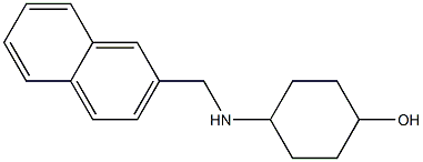 4-[(naphthalen-2-ylmethyl)amino]cyclohexan-1-ol Structure