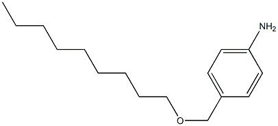 4-[(nonyloxy)methyl]aniline 化学構造式