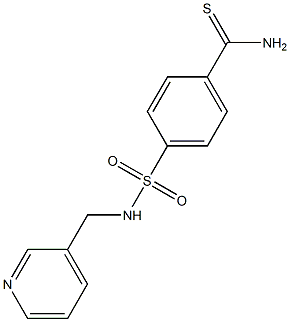  4-[(pyridin-3-ylmethyl)sulfamoyl]benzene-1-carbothioamide