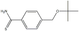 4-[(tert-butoxy)methyl]benzene-1-carbothioamide Struktur