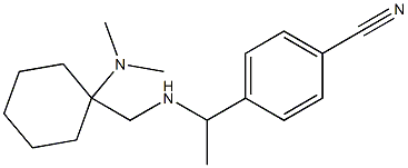 4-[1-({[1-(dimethylamino)cyclohexyl]methyl}amino)ethyl]benzonitrile|