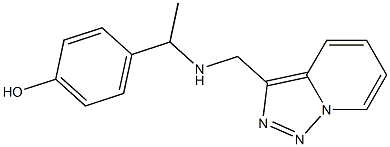 4-[1-({[1,2,4]triazolo[3,4-a]pyridin-3-ylmethyl}amino)ethyl]phenol