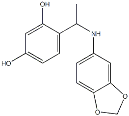 4-[1-(2H-1,3-benzodioxol-5-ylamino)ethyl]benzene-1,3-diol