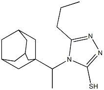 4-[1-(adamantan-1-yl)ethyl]-5-propyl-4H-1,2,4-triazole-3-thiol|