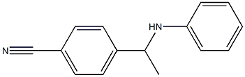 4-[1-(phenylamino)ethyl]benzonitrile Struktur