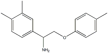 4-[1-amino-2-(4-methylphenoxy)ethyl]-1,2-dimethylbenzene|