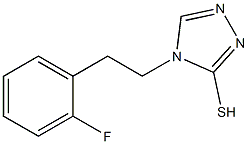 4-[2-(2-fluorophenyl)ethyl]-4H-1,2,4-triazole-3-thiol Structure