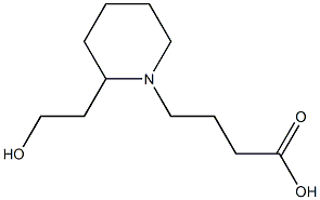 4-[2-(2-hydroxyethyl)piperidin-1-yl]butanoic acid