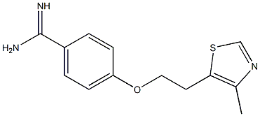 4-[2-(4-methyl-1,3-thiazol-5-yl)ethoxy]benzene-1-carboximidamide
