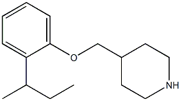 4-[2-(butan-2-yl)phenoxymethyl]piperidine