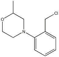 4-[2-(chloromethyl)phenyl]-2-methylmorpholine Structure