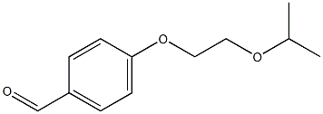 4-[2-(propan-2-yloxy)ethoxy]benzaldehyde 结构式