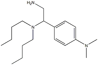 4-[2-amino-1-(dibutylamino)ethyl]-N,N-dimethylaniline 结构式