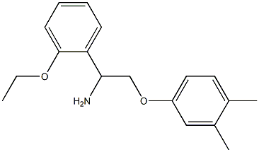 4-[2-amino-2-(2-ethoxyphenyl)ethoxy]-1,2-dimethylbenzene Structure