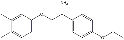 4-[2-amino-2-(4-ethoxyphenyl)ethoxy]-1,2-dimethylbenzene,,结构式