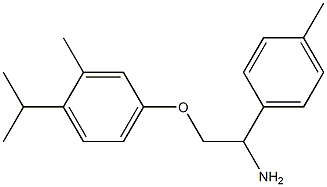 4-[2-amino-2-(4-methylphenyl)ethoxy]-2-methyl-1-(propan-2-yl)benzene