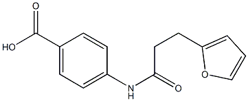 4-[3-(furan-2-yl)propanamido]benzoic acid|