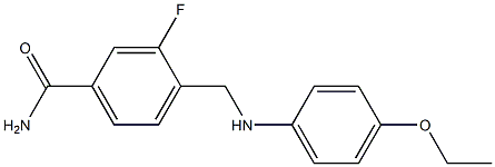 4-{[(4-ethoxyphenyl)amino]methyl}-3-fluorobenzamide Structure