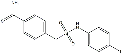 4-{[(4-iodophenyl)sulfamoyl]methyl}benzene-1-carbothioamide|