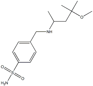 4-{[(4-methoxy-4-methylpentan-2-yl)amino]methyl}benzene-1-sulfonamide|