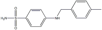 4-{[(4-methylphenyl)methyl]amino}benzene-1-sulfonamide Struktur