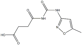 4-{[(5-methyl-1,2-oxazol-3-yl)carbamoyl]amino}-4-oxobutanoic acid|