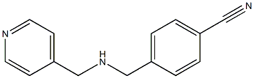 4-{[(pyridin-4-ylmethyl)amino]methyl}benzonitrile 结构式