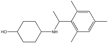 4-{[1-(2,4,6-trimethylphenyl)ethyl]amino}cyclohexan-1-ol,,结构式