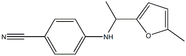 4-{[1-(5-methylfuran-2-yl)ethyl]amino}benzonitrile|